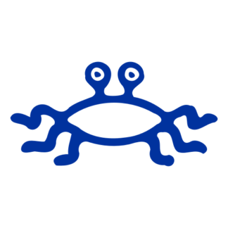 Flying Spaghetti Monster Decal (Blue)
